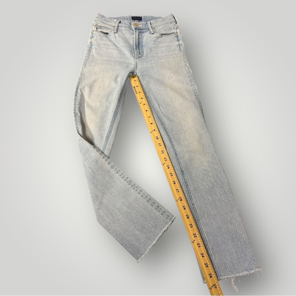 MOTHER The‎ Mid Rise Dazzler Ankle Fray Sz 25 - Picture 14 of 16